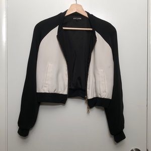 Express Cropped Bomber